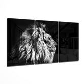 Lion Mega Glass Wall Art.